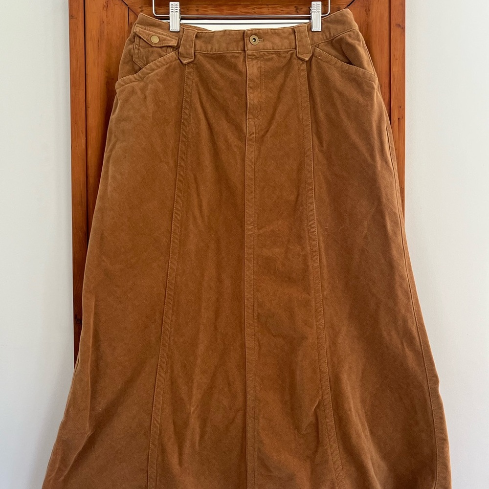 Eddie Bauer Corduroy A-Line Skirt - Picture 2 of 2